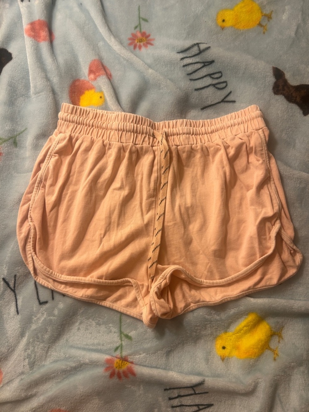 Forever 21 Peach Pink Drawstring Lounge Shorts